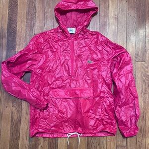Vintage Lacoste Vibrant Red Hooded Jacket